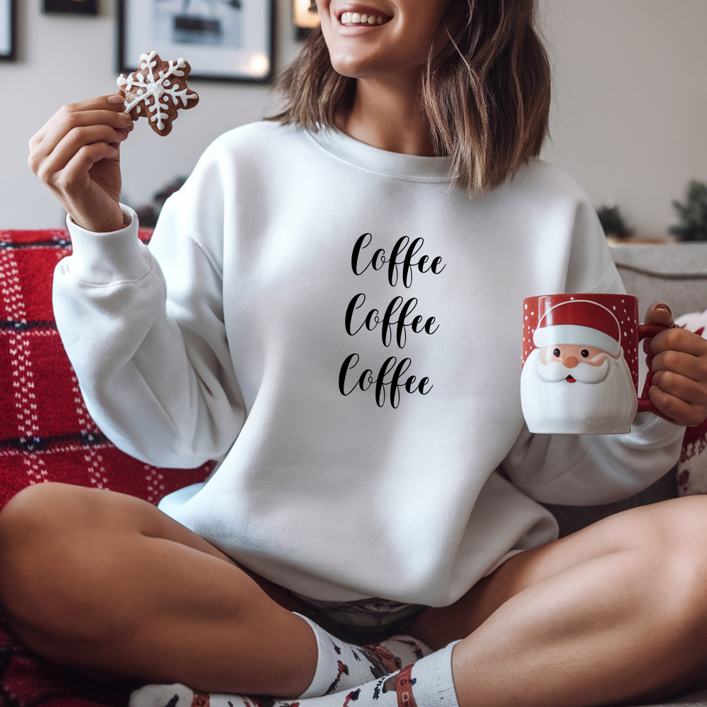 Gilmore Girls “Coffee Coffee Coffee” T-Shirt, Sweatshirt, or Hoodie | Cozy Stars Hollow Apparel for Coffee Lovers | Rory & Lorelai Gift