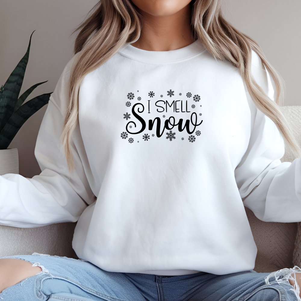 Gilmore Girls “I Smell Snow” T-Shirt, Sweatshirt, or Hoodie | Cozy Winter Apparel | Lorelai & Rory Fan Gift | Stars Hollow Holiday Outfit
