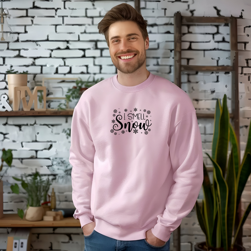 Gilmore Girls “I Smell Snow” T-Shirt, Sweatshirt, or Hoodie | Cozy Winter Apparel | Lorelai & Rory Fan Gift | Stars Hollow Holiday Outfit