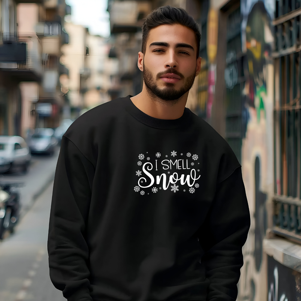 Gilmore Girls “I Smell Snow” T-Shirt, Sweatshirt, or Hoodie | Cozy Winter Apparel | Lorelai & Rory Fan Gift | Stars Hollow Holiday Outfit