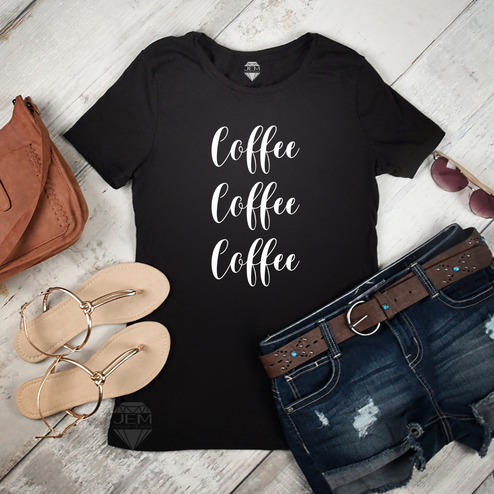Gilmore Girls “Coffee Coffee Coffee” T-Shirt, Sweatshirt, or Hoodie | Cozy Stars Hollow Apparel for Coffee Lovers | Rory & Lorelai Gift