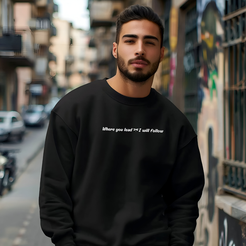 Gilmore Girls “Where You Lead, I Will Follow” T-Shirt, Sweatshirt, or Hoodie | Cozy Stars Hollow Apparel | Rory & Lorelai Gift for Fall & Winter