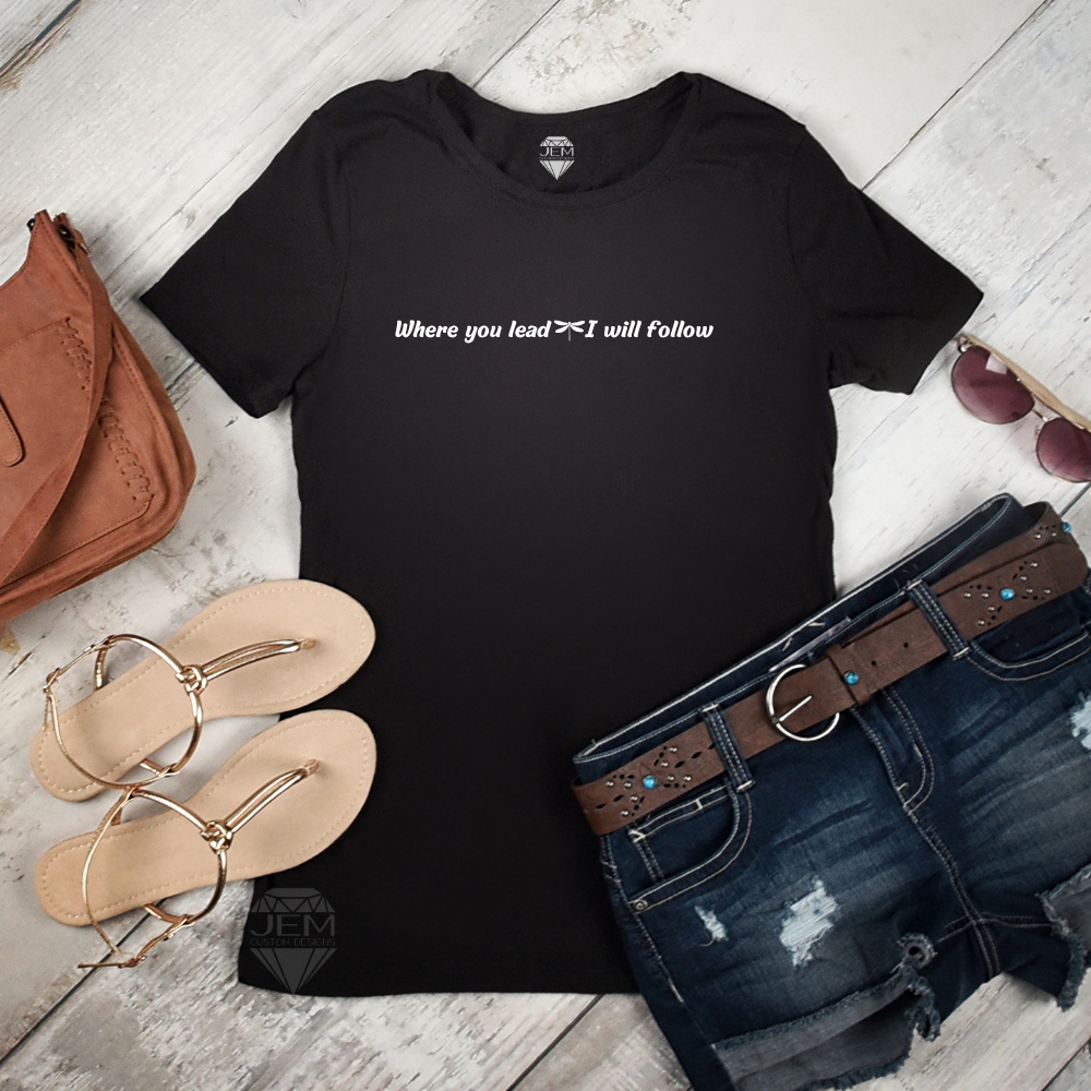 Gilmore Girls “Where You Lead, I Will Follow” T-Shirt, Sweatshirt, or Hoodie | Cozy Stars Hollow Apparel | Rory & Lorelai Gift for Fall & Winter
