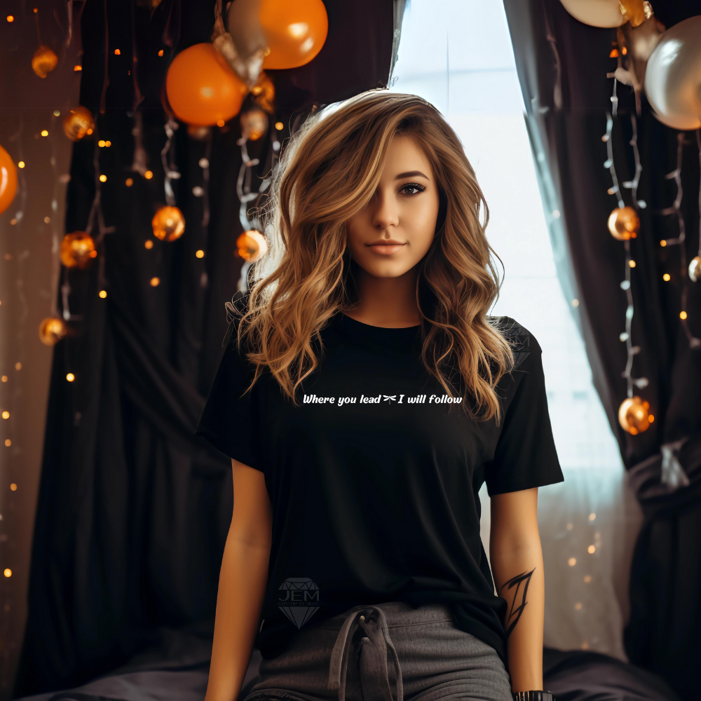 Gilmore Girls “Where You Lead, I Will Follow” T-Shirt, Sweatshirt, or Hoodie | Cozy Stars Hollow Apparel | Rory & Lorelai Gift for Fall & Winter