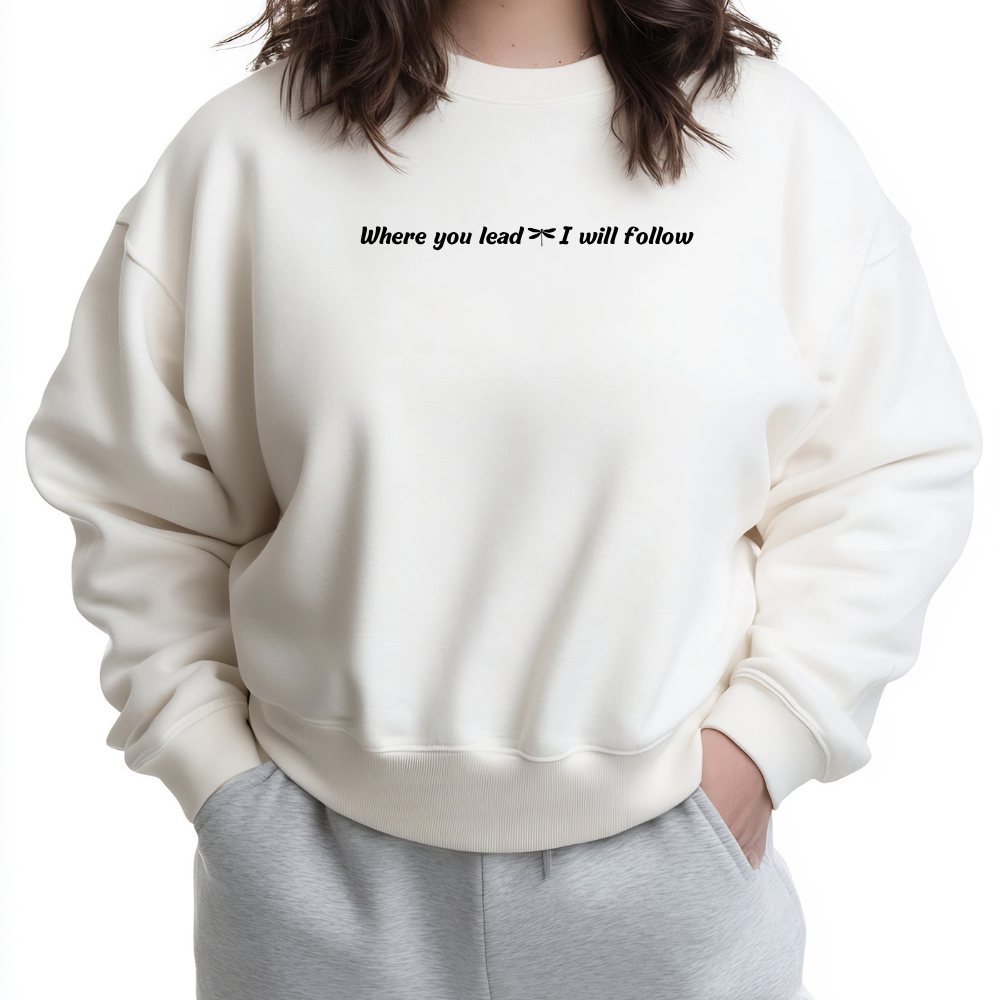 Gilmore Girls “Where You Lead, I Will Follow” T-Shirt, Sweatshirt, or Hoodie | Cozy Stars Hollow Apparel | Rory & Lorelai Gift for Fall & Winter