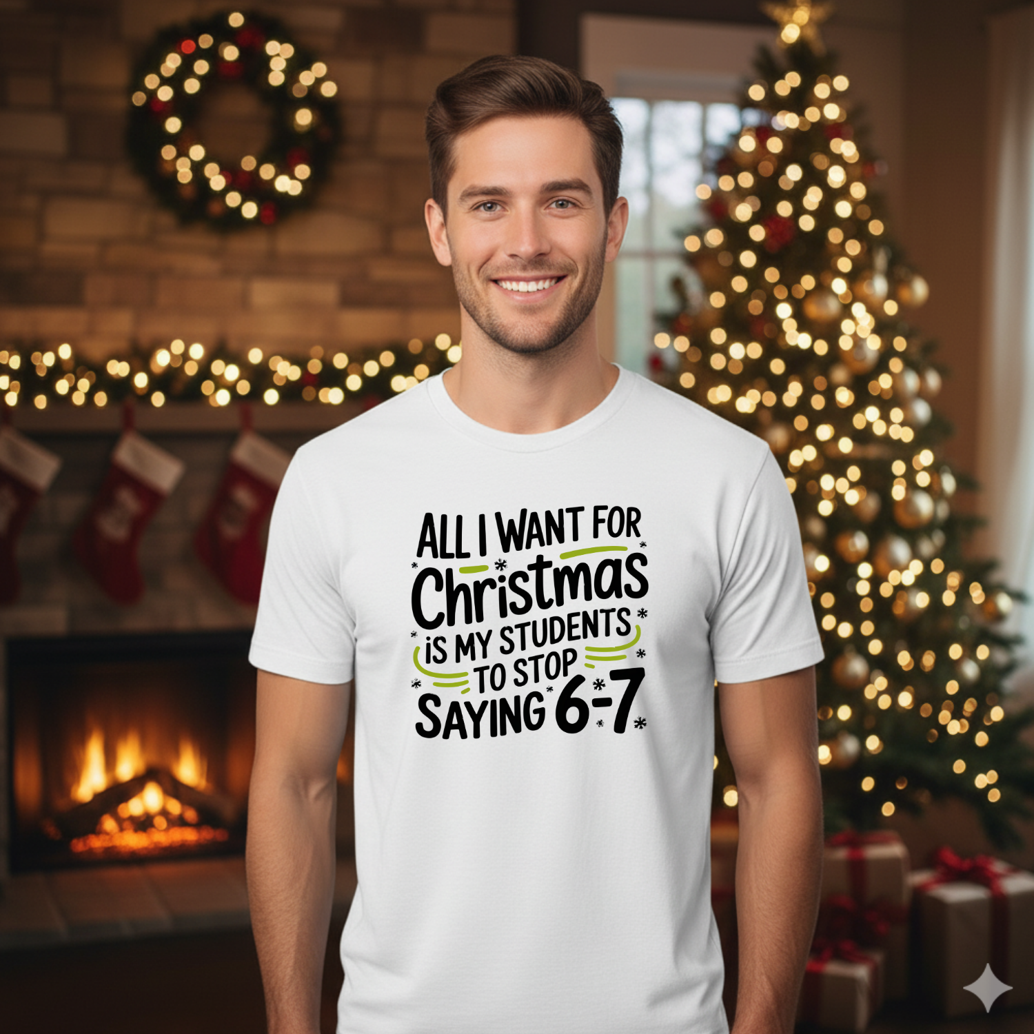 Holiday Shirts for Teachers – All I want for Christmas no 6 7 - Funny & Festive Christmas Collection