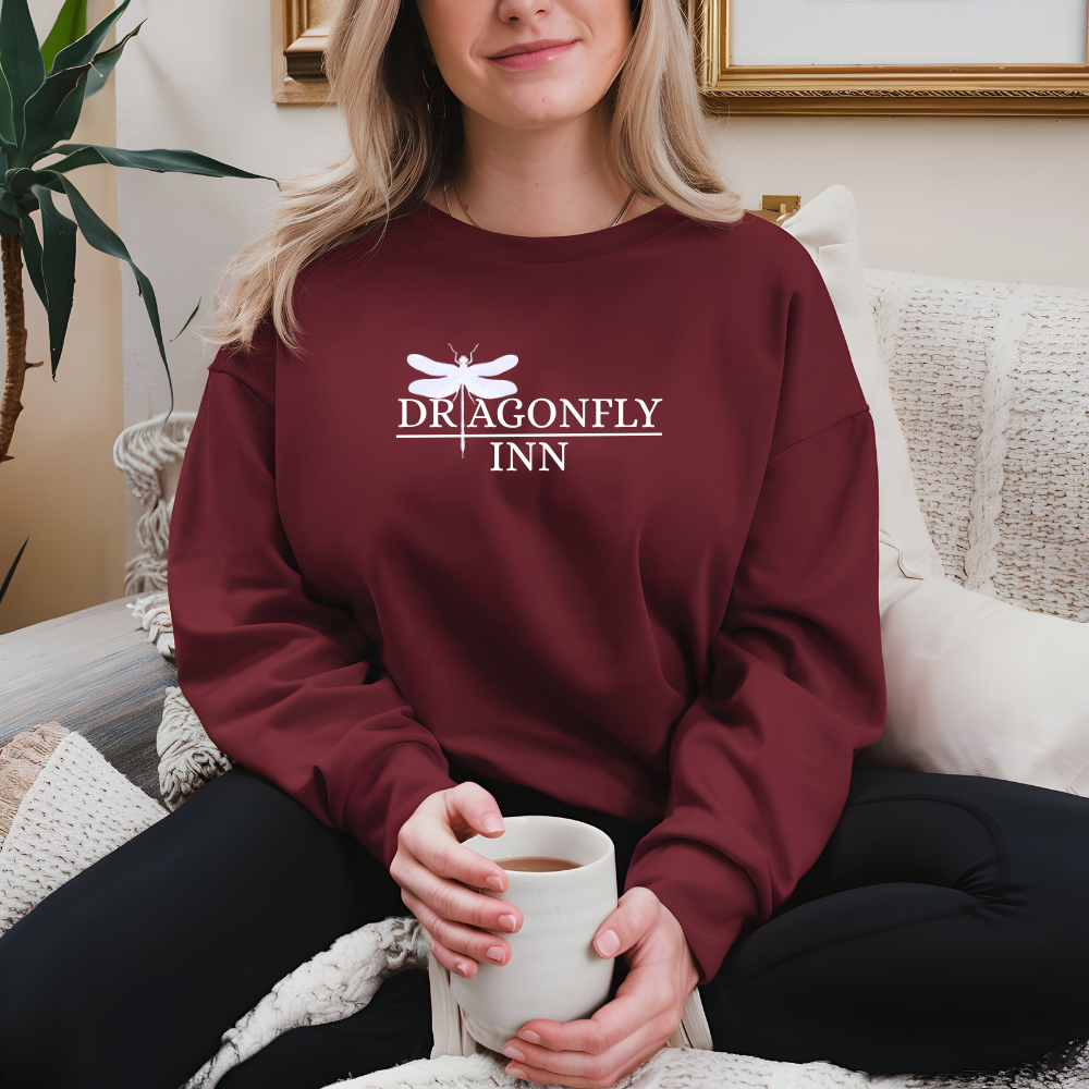 Gilmore Girls “Dragonfly Inn” T-Shirt, Sweatshirt, or Hoodie | Stars Hollow Apparel | Cozy Gift for Rory & Lorelai Fans and Coffee Lovers