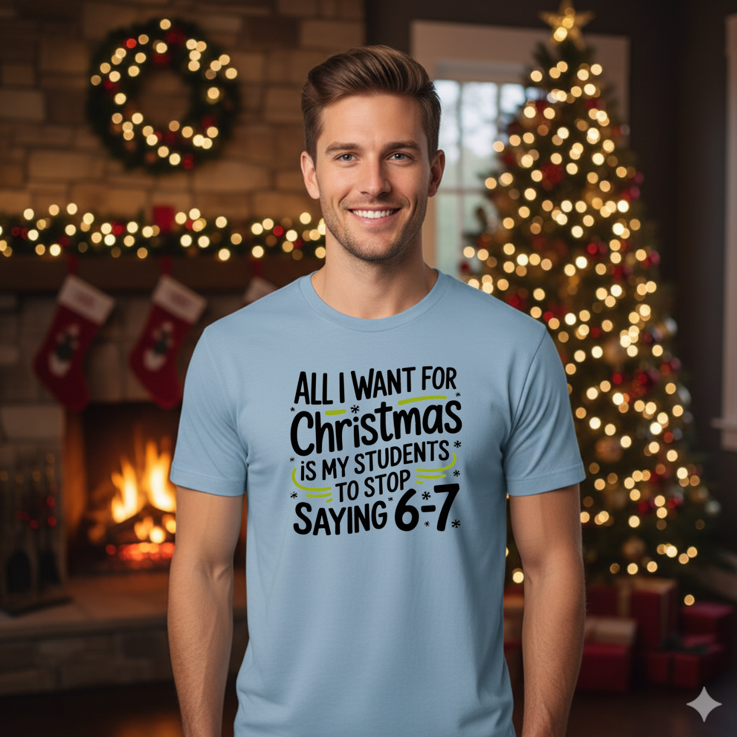Holiday Shirts for Teachers – All I want for Christmas no 6 7 - Funny & Festive Christmas Collection