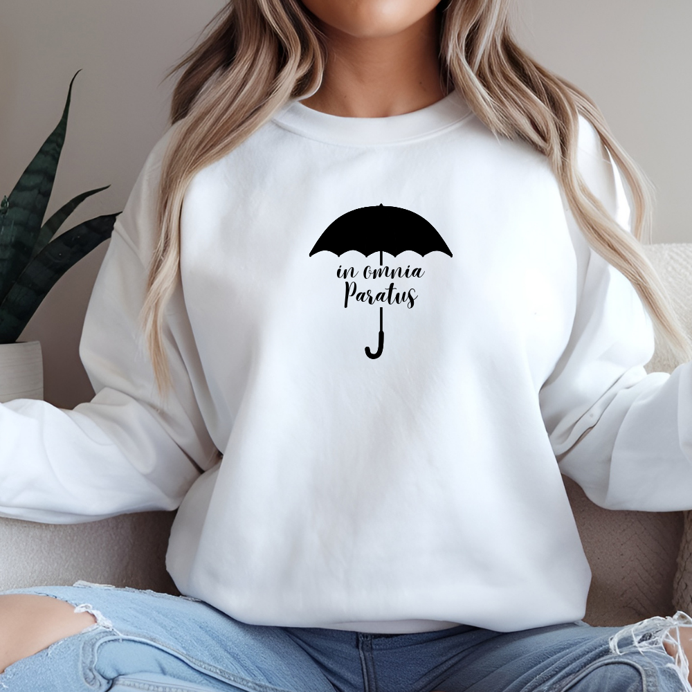 Gilmore Girls “In Omnia Paratus” T-Shirt, Sweatshirt, or Hoodie | Life and Death Brigade Apparel | Cozy Stars Hollow Gift for Rory & Logan Fans