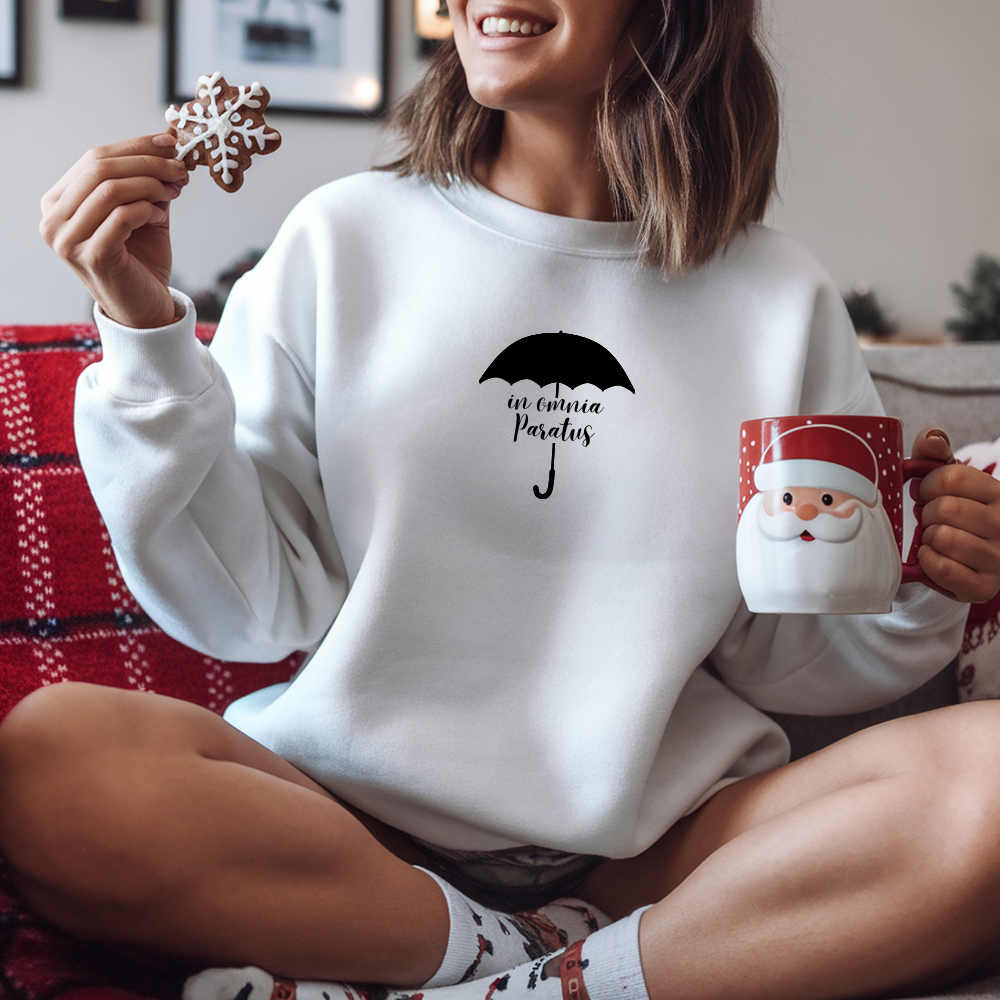 Gilmore Girls “In Omnia Paratus” T-Shirt, Sweatshirt, or Hoodie | Life and Death Brigade Apparel | Cozy Stars Hollow Gift for Rory & Logan Fans