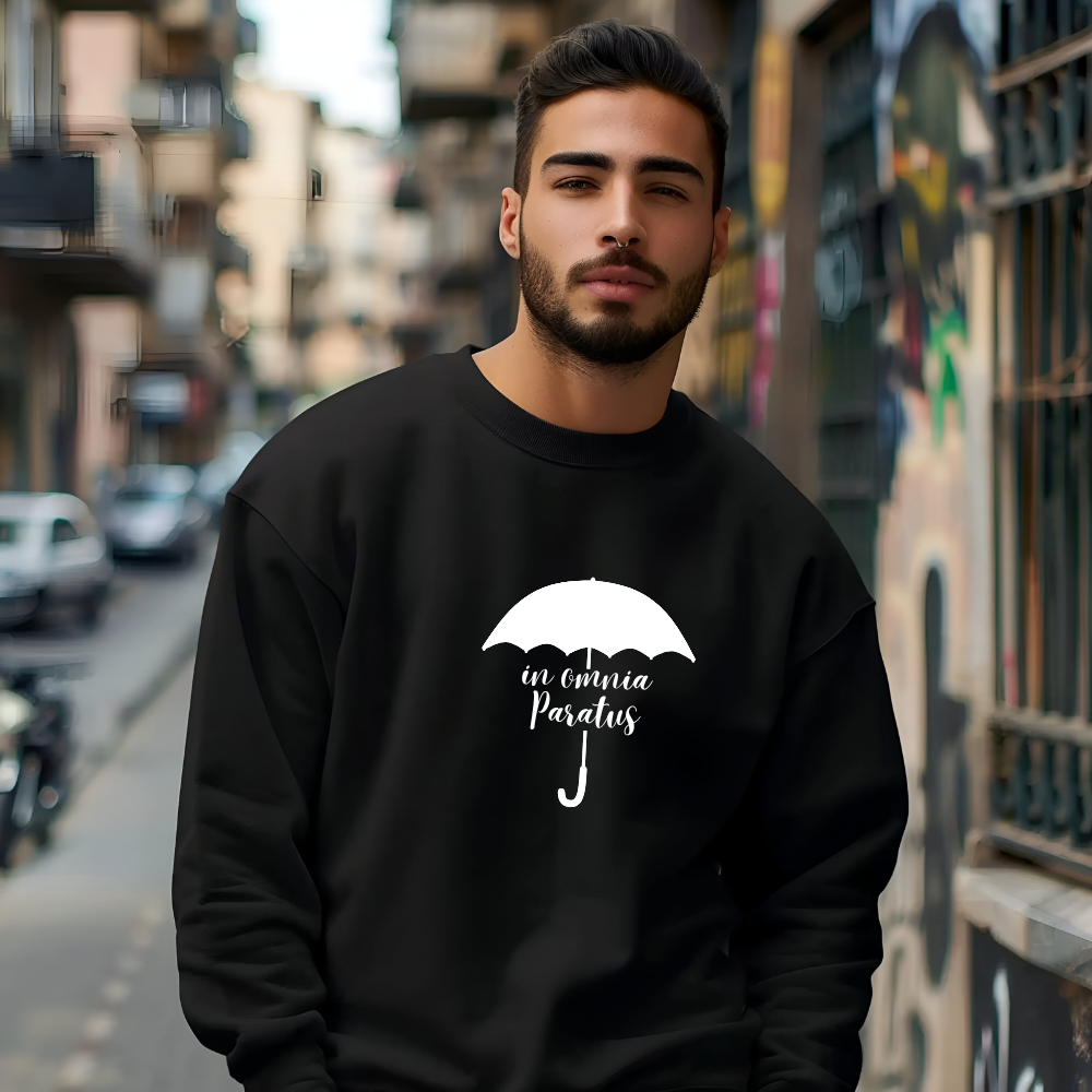 Gilmore Girls “In Omnia Paratus” T-Shirt, Sweatshirt, or Hoodie | Life and Death Brigade Apparel | Cozy Stars Hollow Gift for Rory & Logan Fans