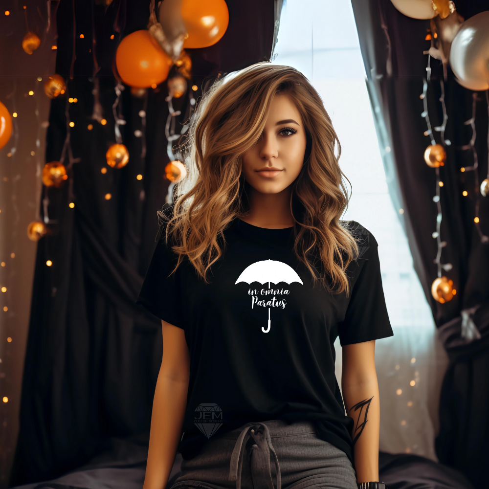 Gilmore Girls “In Omnia Paratus” T-Shirt, Sweatshirt, or Hoodie | Life and Death Brigade Apparel | Cozy Stars Hollow Gift for Rory & Logan Fans